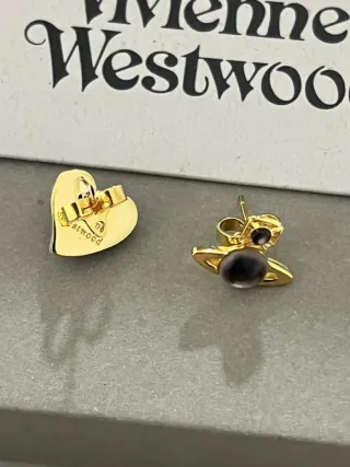 Pendientes Vivienne Westwood Corazón y Orb