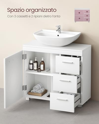 Mobile Sottolavabo per Bagno, Mobiletto da Bagno,