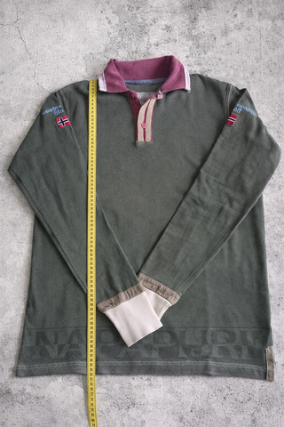 Polo de manga larga Napapijri Vintage con bordados