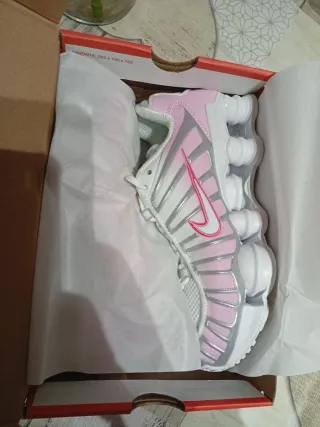 Zapatillas Nike Shox Mujer Rosa/Blanco