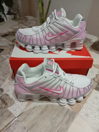 Zapatillas Nike Shox Mujer Rosa/Blanco