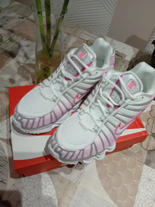 Zapatillas Nike Shox Mujer Rosa/Blanco