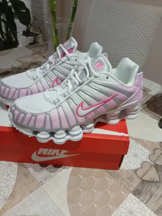 Zapatillas Nike Shox Mujer Rosa/Blanco