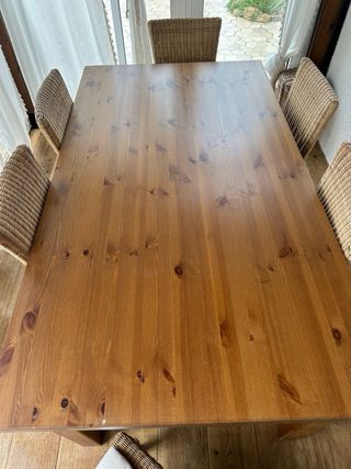 Mesa de comedor de madera ikea