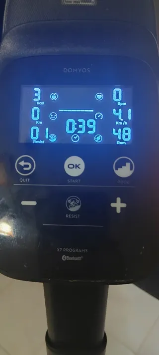 Bici  estática Domyos  Resistencia Autoalimentada