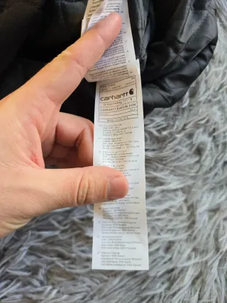 Chaqueta Carhartt Vintage Negra