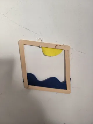 Cuadro infantil hecho a mano