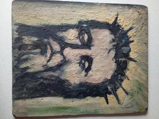 Dipinto su tavola di legno