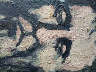 Dipinto su tavola di legno