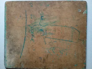 Dipinto su tavola di legno