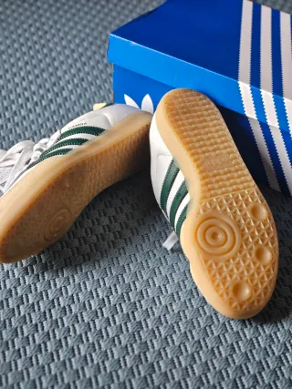 Adidas Samba bianche e verdi