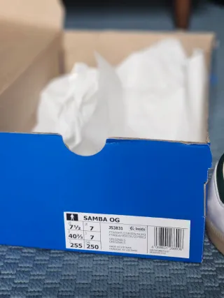 Adidas Samba bianche e verdi