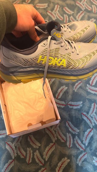 Zapatillas Hoka Mafate Speed 4 Azul/Amarillo