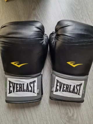 Guantes Boxeo Everlast 10 oz + Vendas.