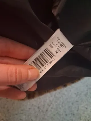 Abrigo leopardo Mango