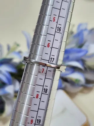 Anillo Plata Mariposas Giratorio Brillante. T54