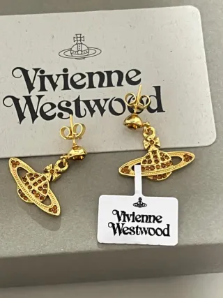 Pendientes Vivienne Westwood Orb Dorados