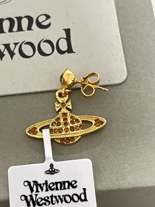 Pendientes Vivienne Westwood Orb Dorados