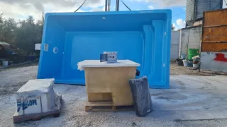 Piscina de poliéster spa 450x250