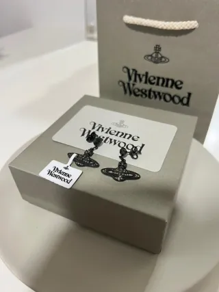 Pendientes Vivienne Westwood Orb Plata