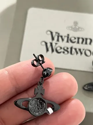 Pendientes Vivienne Westwood Orb Plata