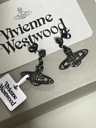 Pendientes Vivienne Westwood Orb Plata