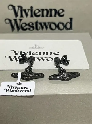 Pendientes Vivienne Westwood Orb Plata