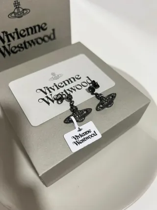 Pendientes Vivienne Westwood Orb Plata