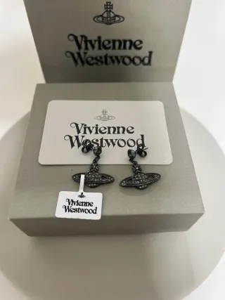 Pendientes Vivienne Westwood Orb Plata