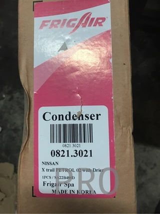 Radiador aire nissan x trail nuevo