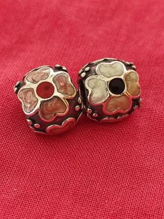 Charm Pandora Flor Nácar Original