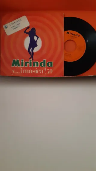Disco Vinilo Mirinda y... ¡música! '70