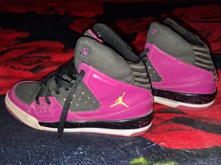 Scarpe Jordan nere e fucsia 37/38