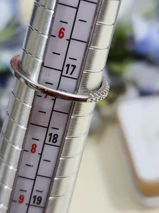 Anillos Compromiso Plata y Cristales Swarovski