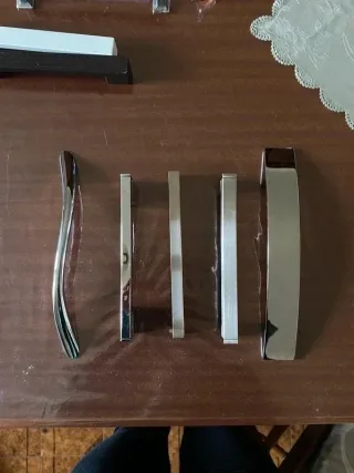 Set maniglie acciaio per mobili-cucine-armadi