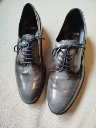 Zapatos Lottusse Grises Cordones