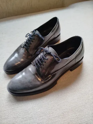 Zapatos Lottusse Grises Cordones