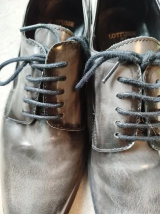 Zapatos Lottusse Grises Cordones