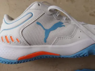 Scarpe da Padel Puma Bianche e Blu