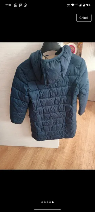 Save the Duck Giubbotto Bambina Blu 8 Anni