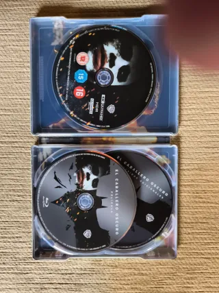Trilogia Il Cavaliere Oscuro 4K UHD Blu-ray Steelbook