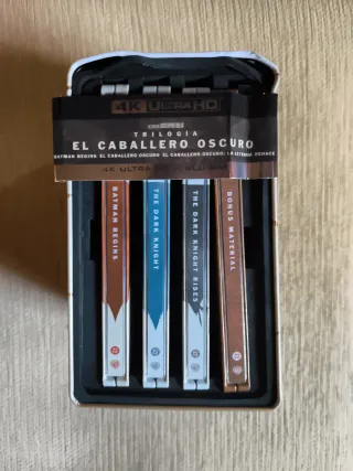 Trilogia Il Cavaliere Oscuro 4K UHD Blu-ray Steelbook