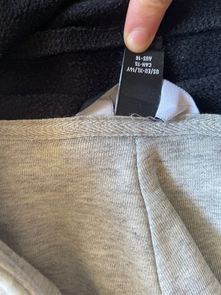 Sudadera con cremallera bicolor