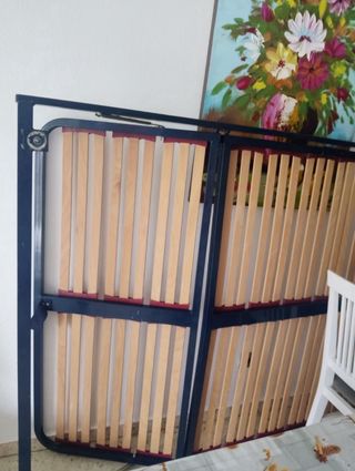 Somier abatible metal y madera