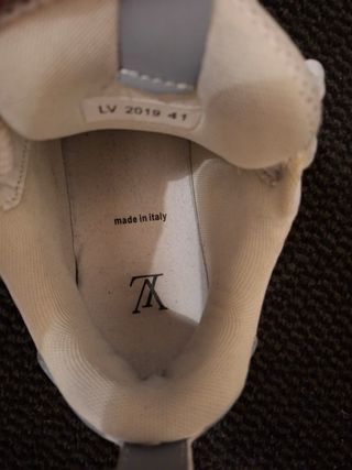 Scarpe Louis Vuitton Uomo Grigio Bianco