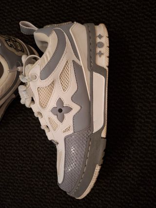 Scarpe Louis Vuitton Uomo Grigio Bianco