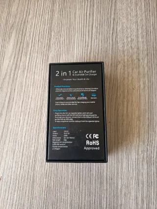 Purificador Coche 2 Puertos USB