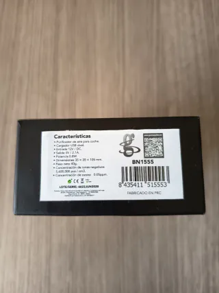 Purificador Coche 2 Puertos USB