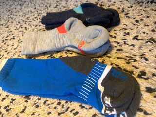 Calcetines técnicos niño azules y gris 23/26