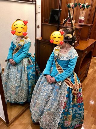 Traje de Fallera Niña Completo